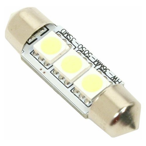 Žárovka 3 SMD LED 12V suf. 39mm