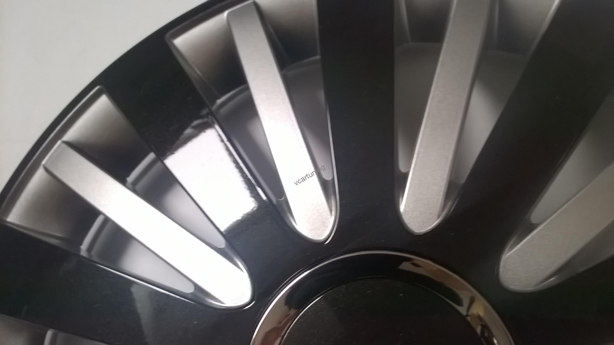 Kryty kol Falcon 15 black/silver