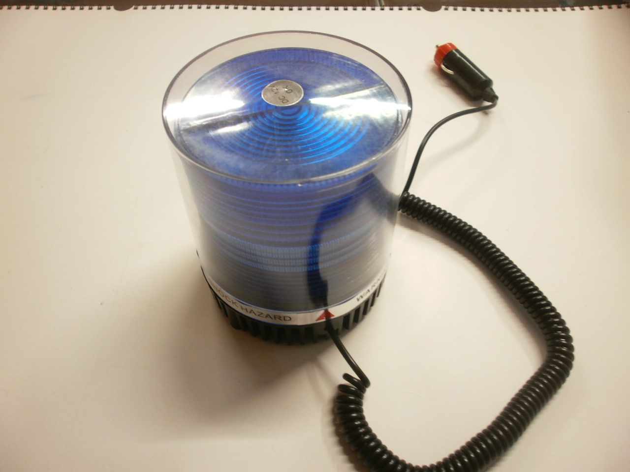 Výstražný maják xenon modrý 12V