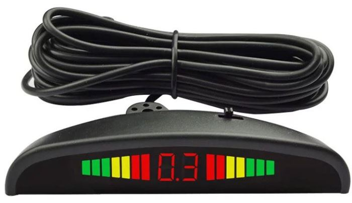 Parkovací systém  LCD monitor ( asistent ) 4 senzory/ČERNÉ