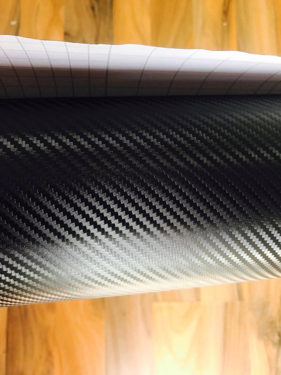 3D carbon FOLIE černa barva   180x150cm