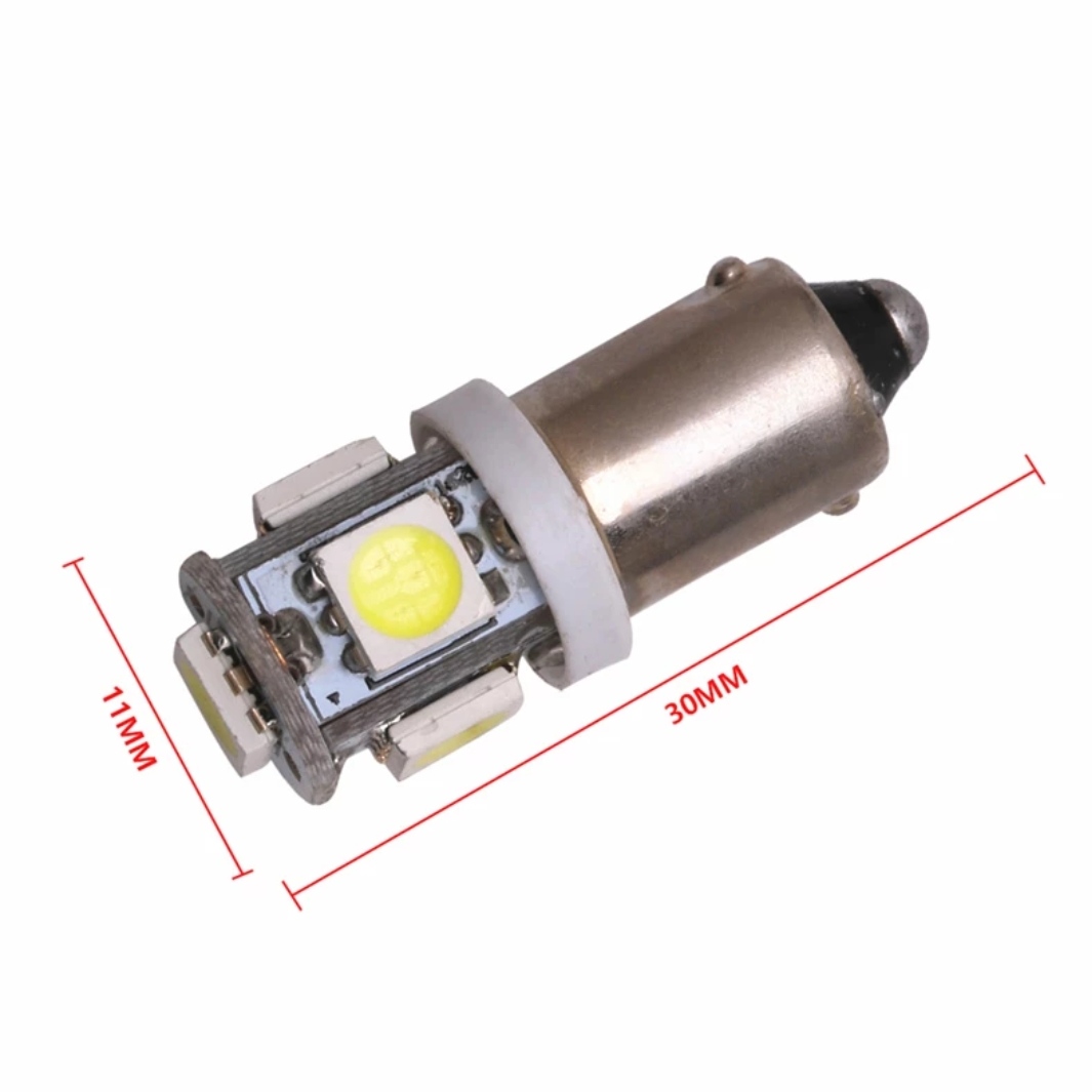 Autožárovka 12V BA9s LED bílá 