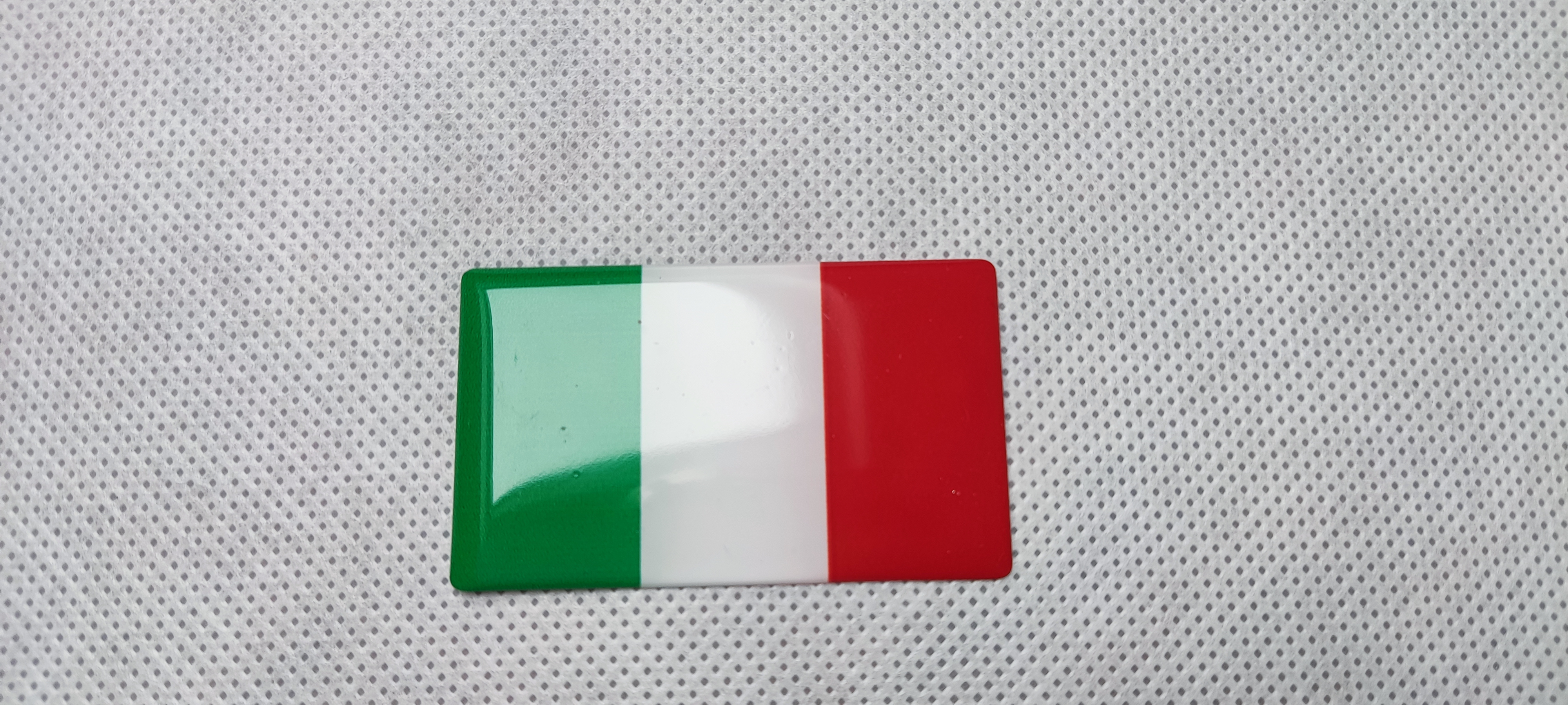 3D samolepící vlajka Itálie 50 x 30 mm