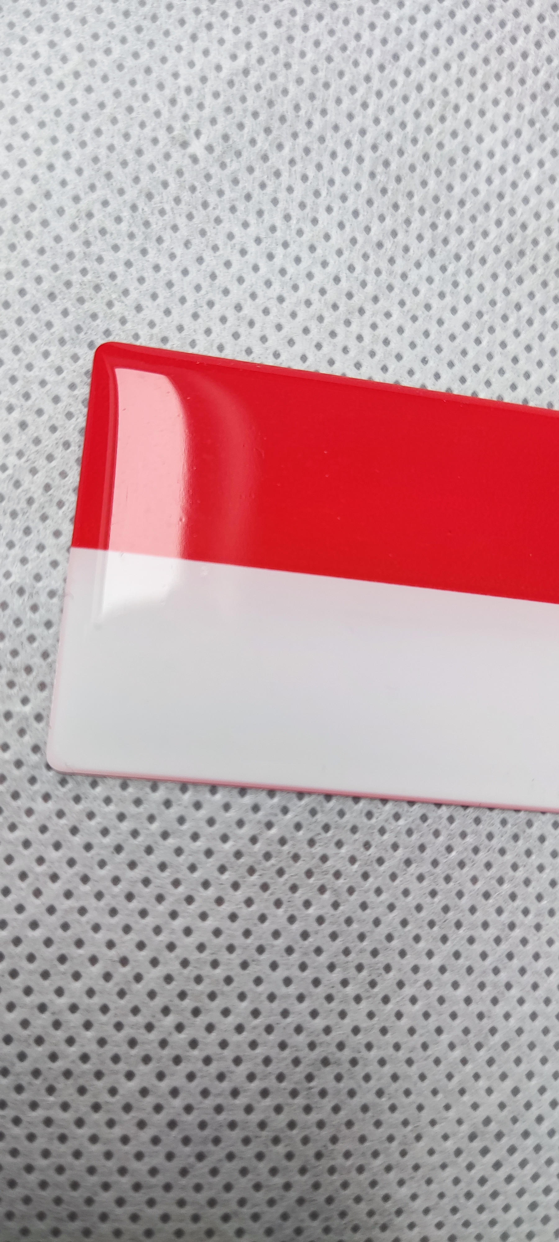 3D samolepící vlajka Polska 50 x 30 mm