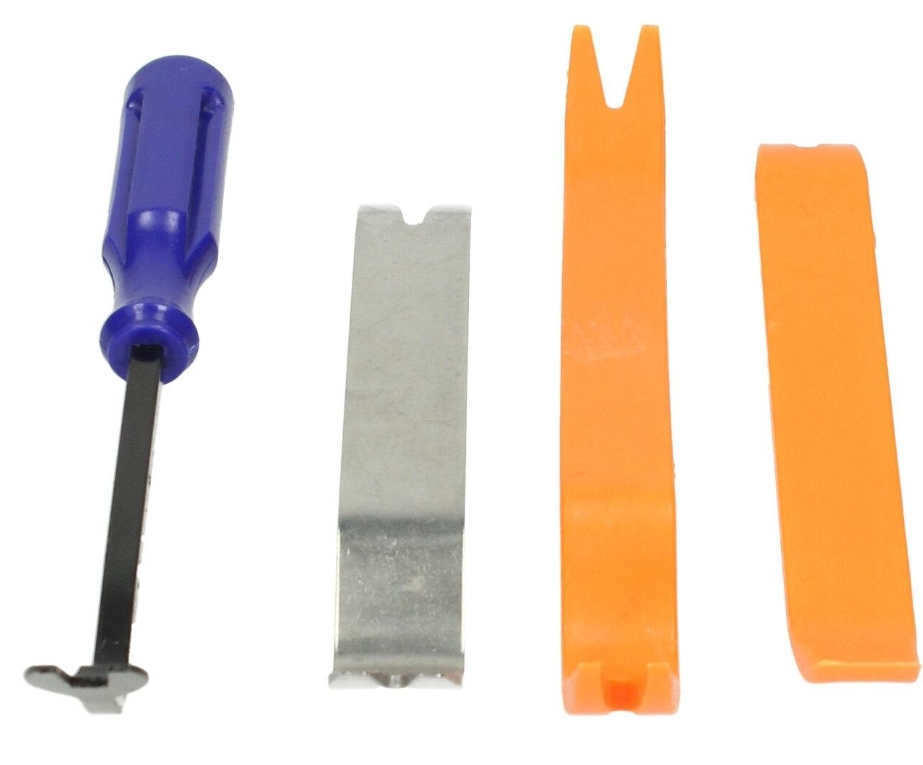 Sada nástrojů pro demontáž autorádií, navigací, čalounění