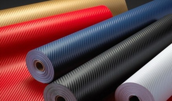 3D carbon folie 150cm na 1 metr černa barva 150x100cm