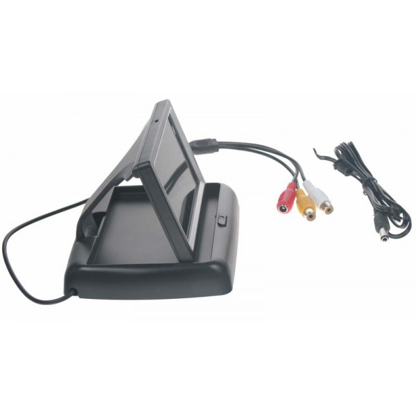 Výklopný monitor 4,3" černý na palubní desku