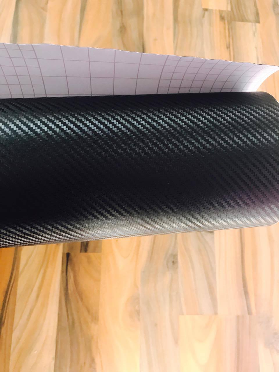 3D carbon FOLIE černa barva   180x150cm