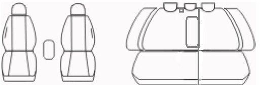 Autopotahy Volkswagen Passat B7, KOMBI, od r. 2011, AUTHENTIC DOBLO, Matrix šedý