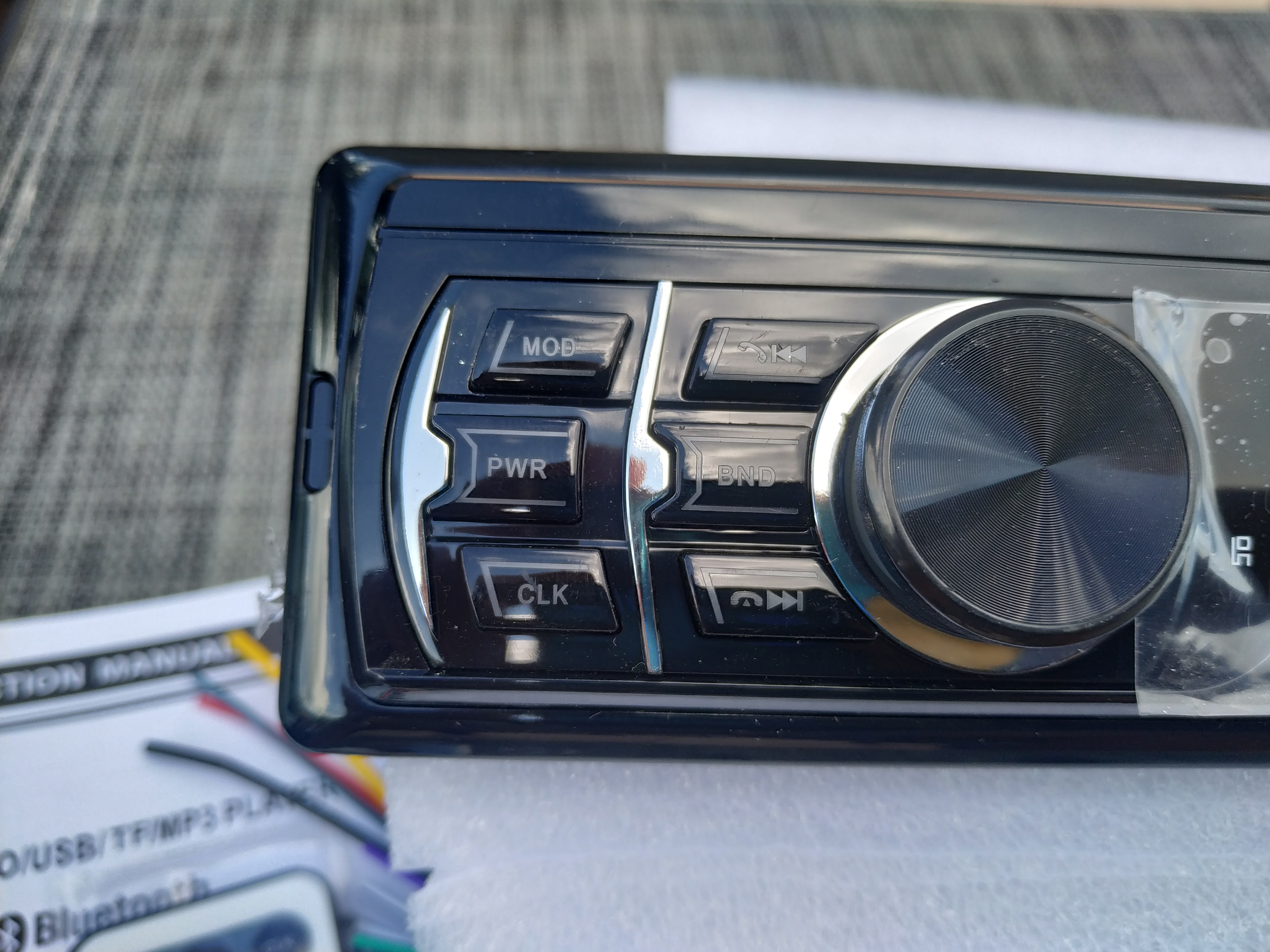 AUTORÁDIO RÁDIO 1DIN MP3 BLUETOOTH USB SD/MMC AUX