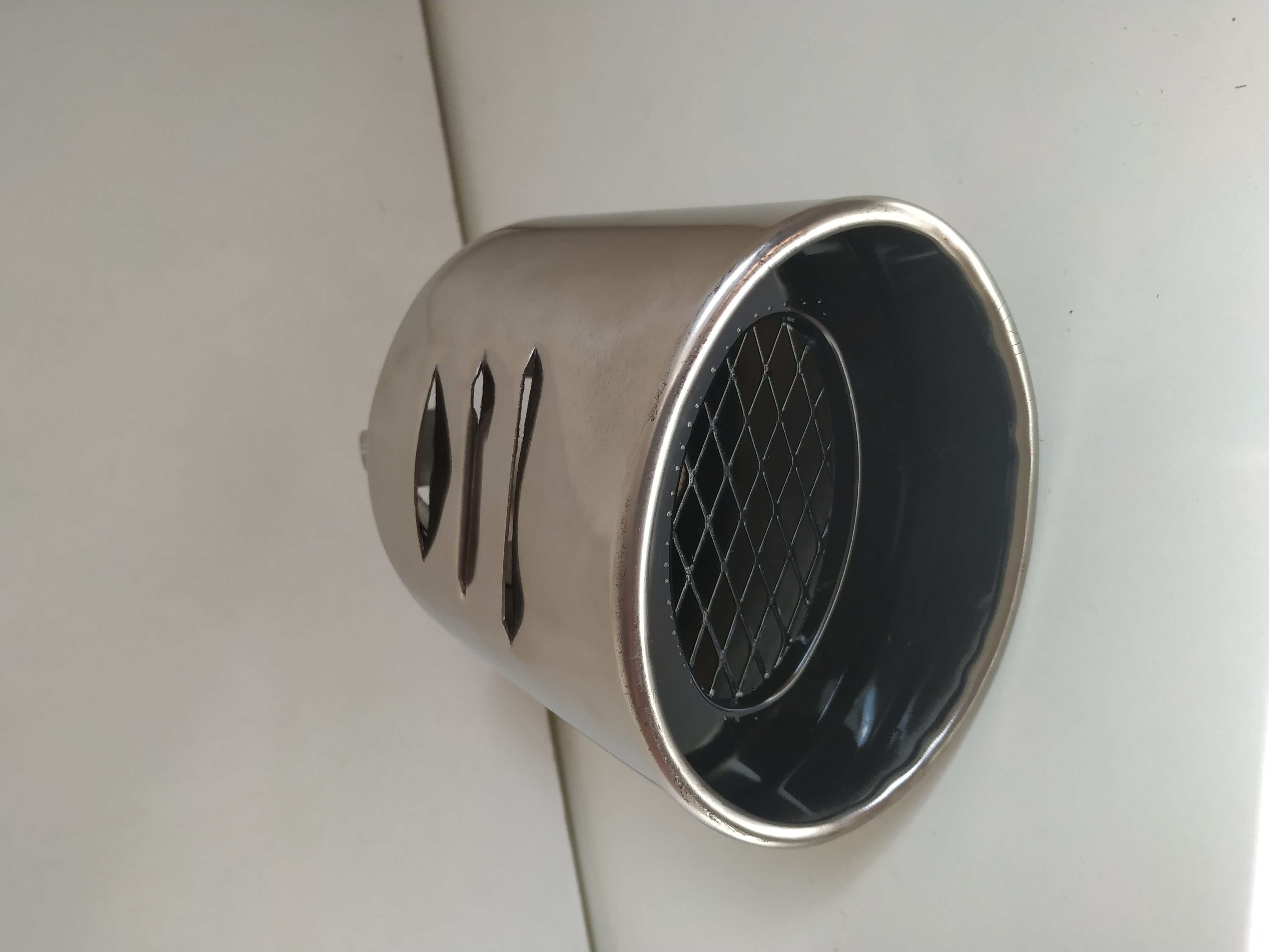 Koncovka výfuku ovál zahnutá