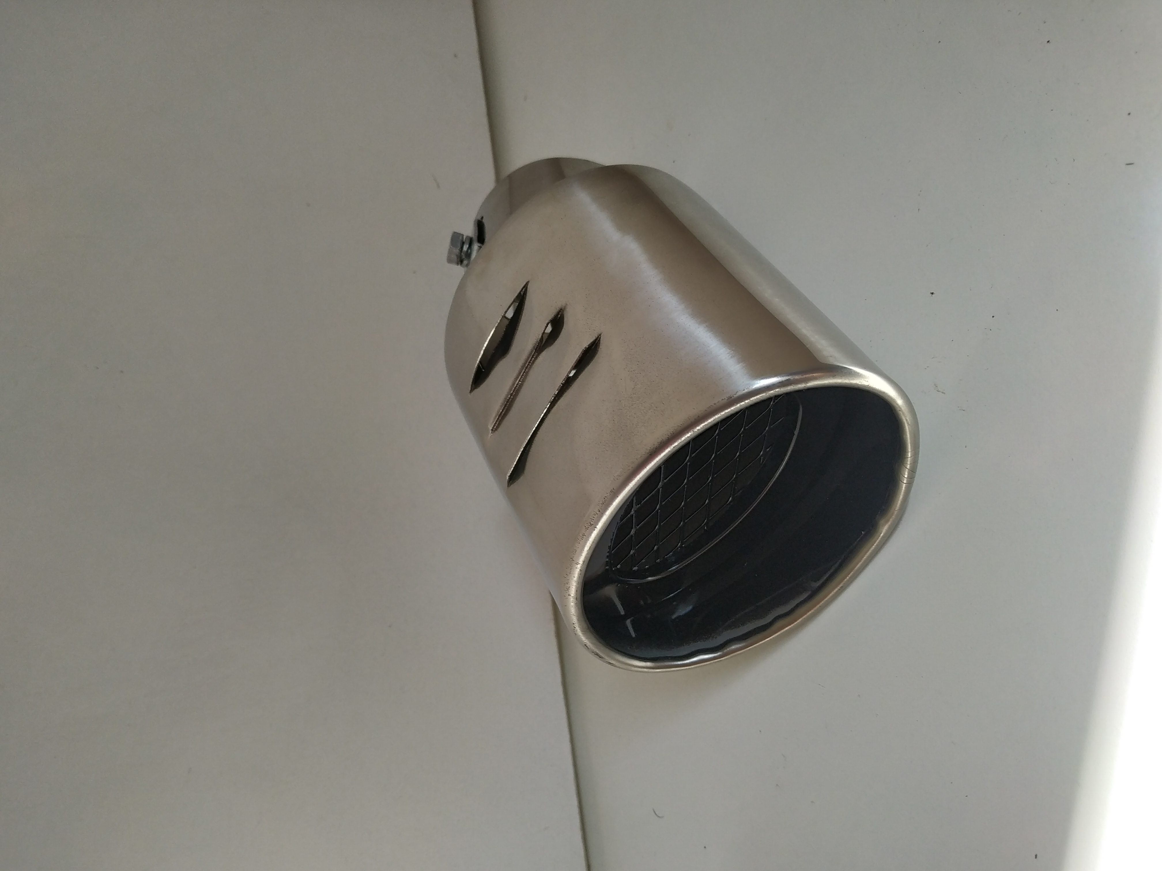 Koncovka výfuku ovál zahnutá