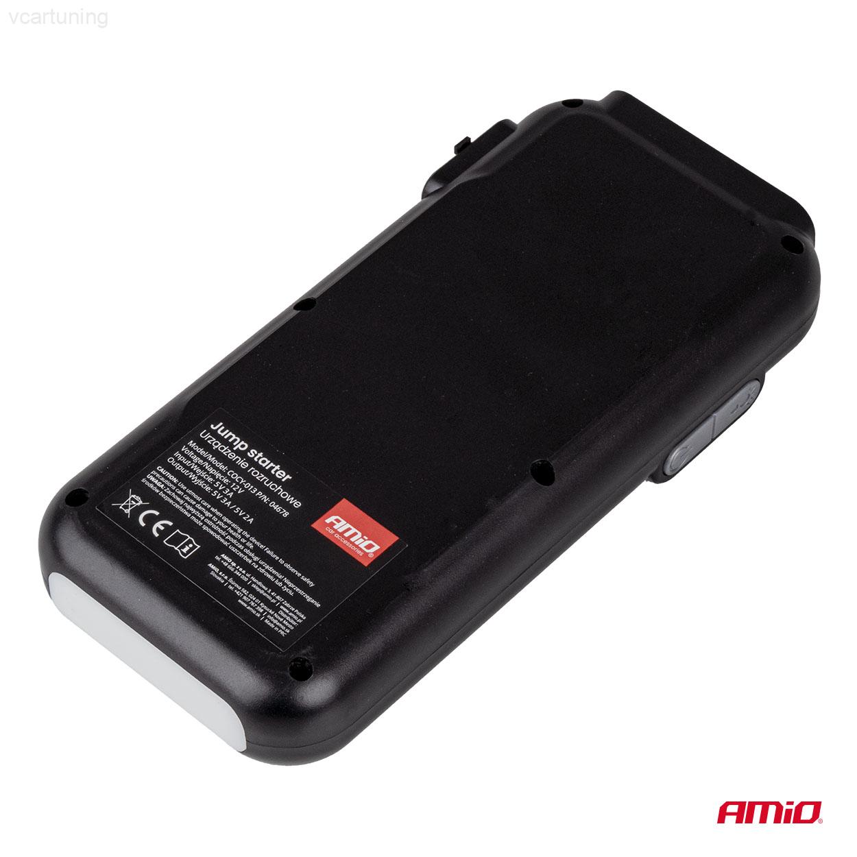 Startovací zařízení 3in1 12V 12Ah 1600A AMiO-04678
