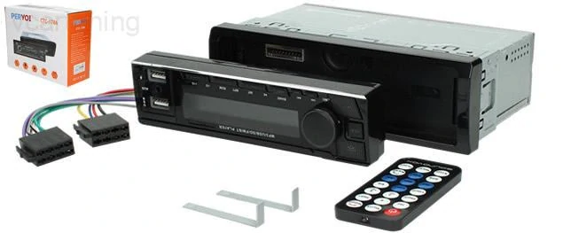 AutoRadio MP3, BT, FM, USB, SD Card, Aux s odnímatelným displejem a dálkovým ovladačem